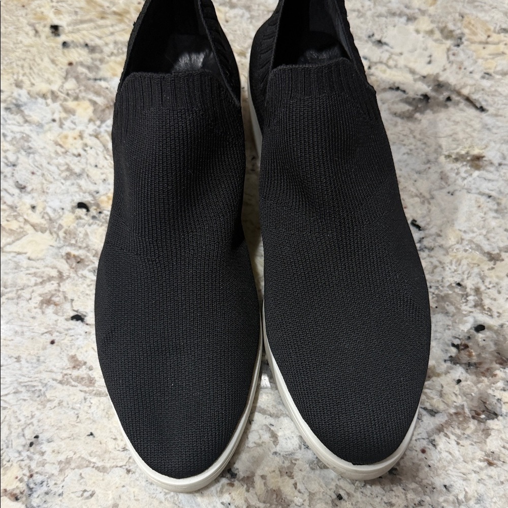 Women’s Steven By Steve Madden Black Slip-On Knit Wedges